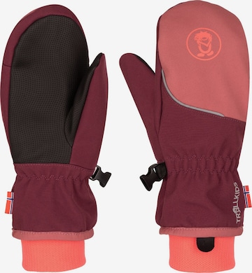 TROLLKIDS Gloves in Red: front