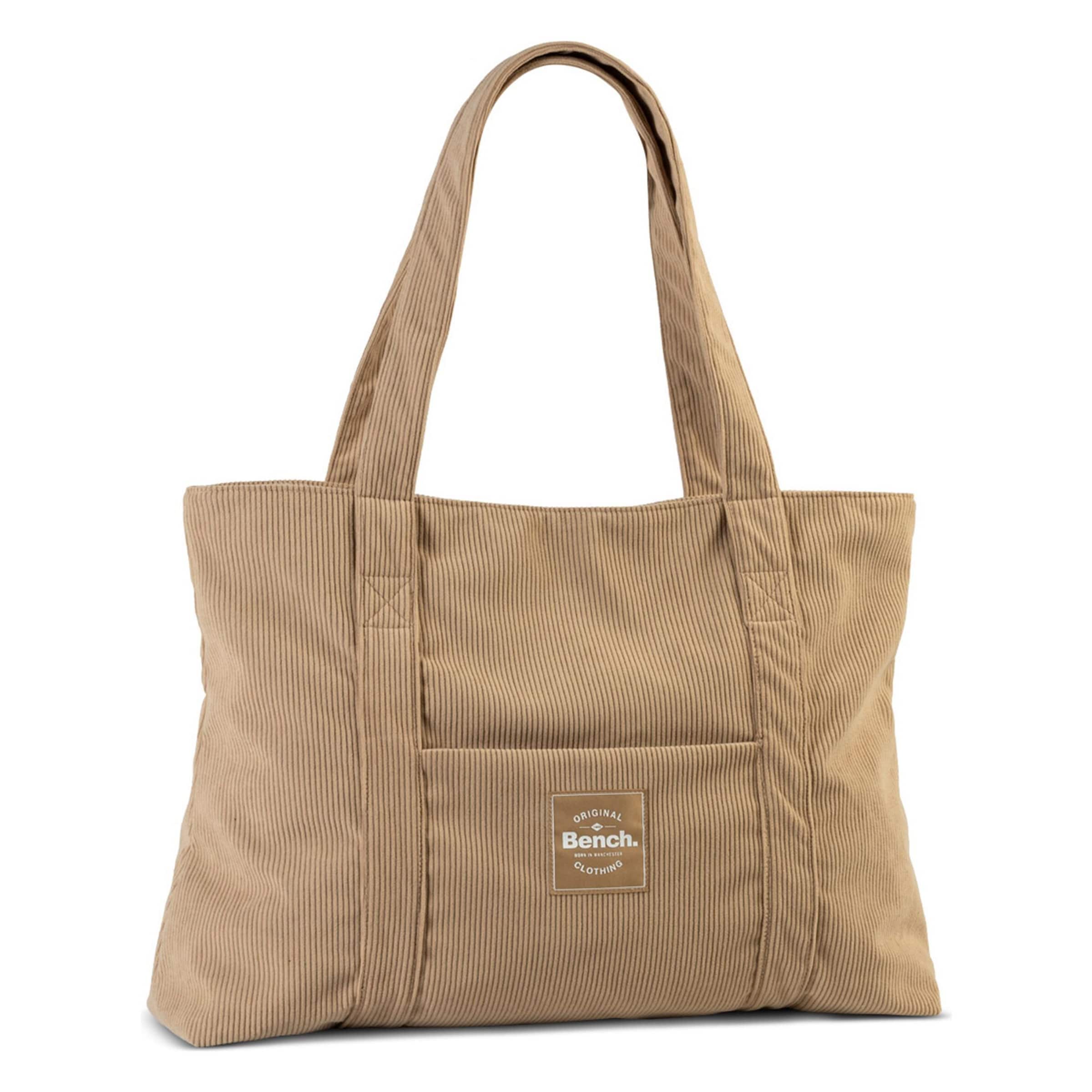 Shopper di BENCH in beige: frontale