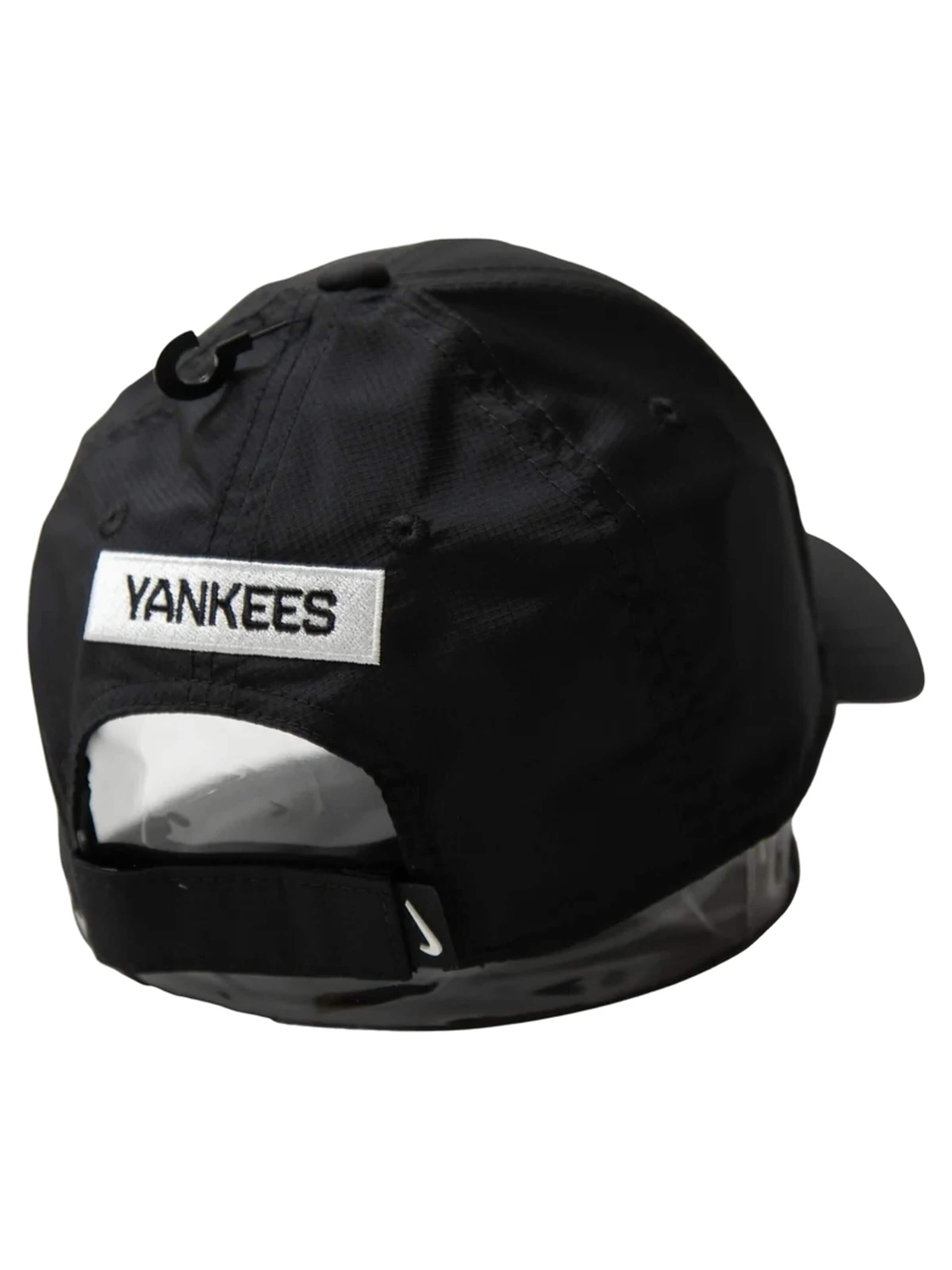 NIKE - Gorra 'Gorra nike negra yankees club structured uv poly ripstop cap' en negro
