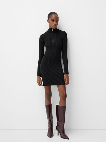 Abito in maglia di Bershka in nero