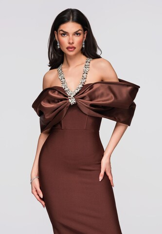 Ombre Evening dress in Brown
