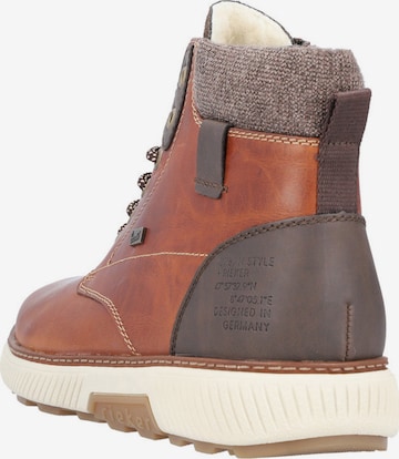 Rieker Lace-Up Boots in Brown