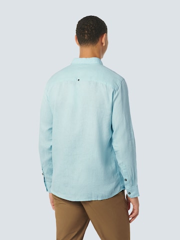 No Excess Regular fit Button Up Shirt in Blue