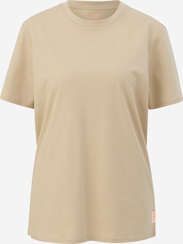 QS T-shirt i beige: framsida