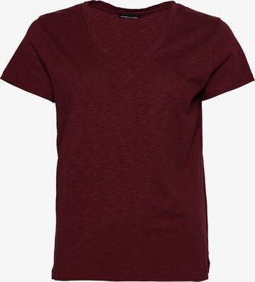 T-shirt Superdry en rouge : devant