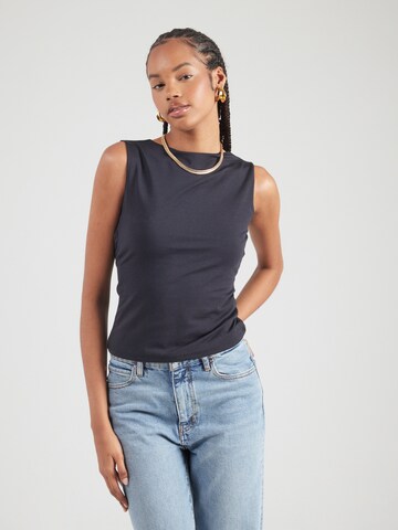 Abercrombie & Fitch Top in Black: front