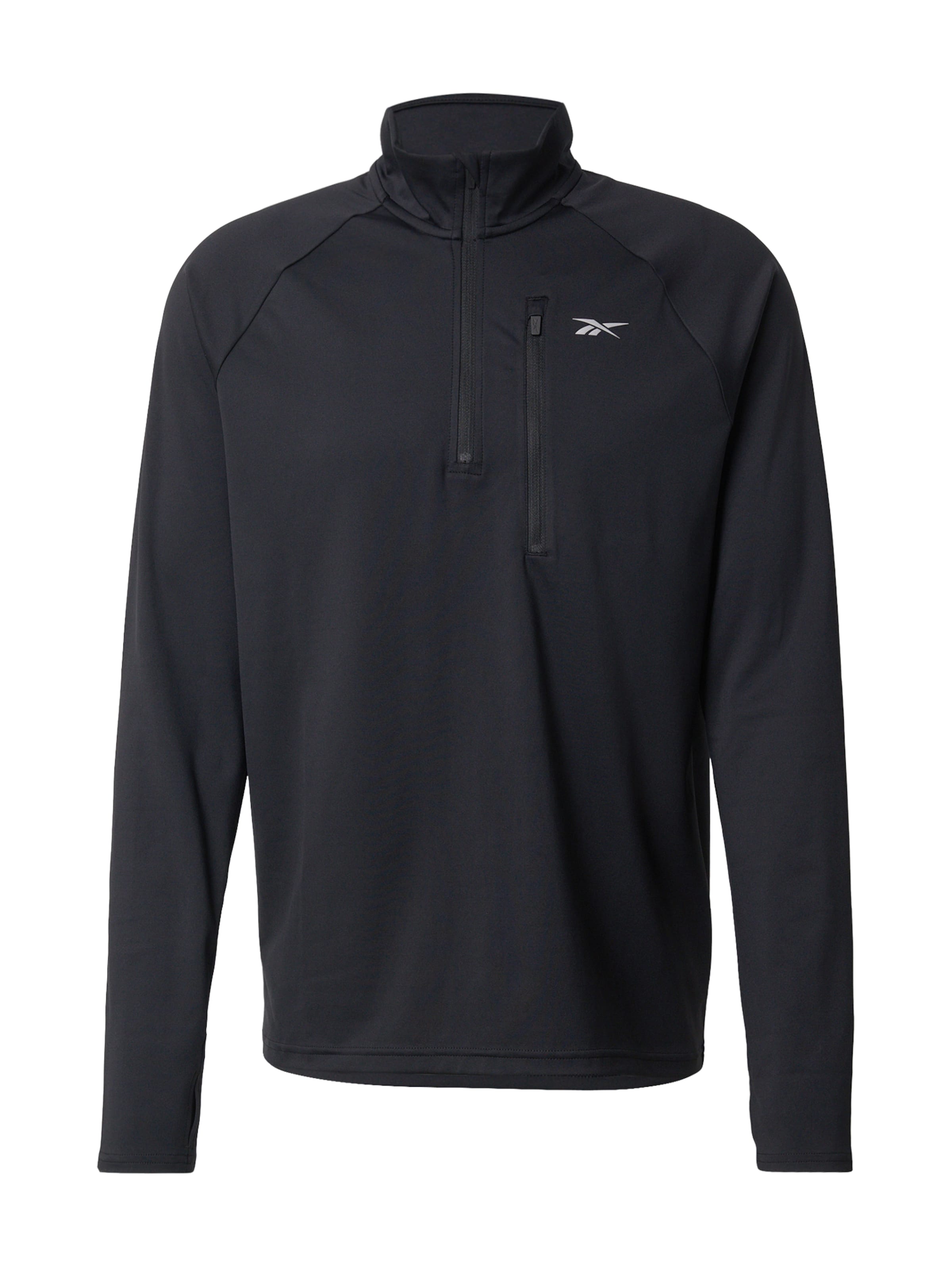 Reebok Λειτουργικό μπλουζάκι σε μαύρο: μπροστά