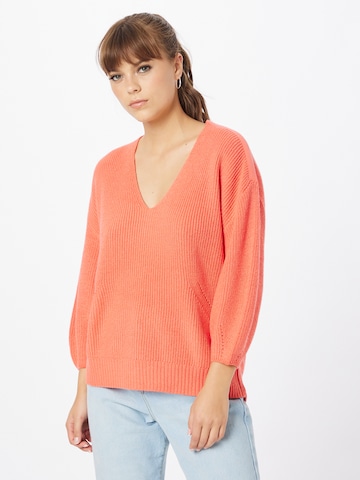 Sportalm Kitzbühel Sweater 'Bossed Clean' in Orange: front