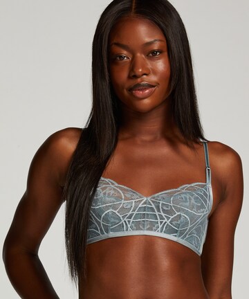 Hunkemöller Nicht vorgeformter Bügel-BH Luna in Blau: Vorderseite