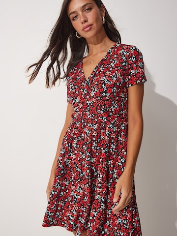 Happiness İstanbul Jurk in Rood