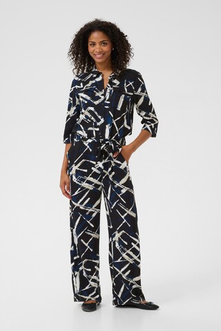 Kaffe Jumpsuit 'Rutie' in Zwart: voorkant