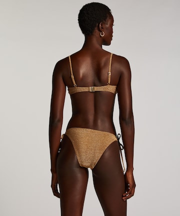 Hunkemöller Balconette Bikinitop ' Goldie Shimmer' in Gold