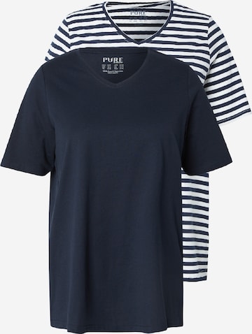 Ulla Popken Majica | modra barva: sprednja stran