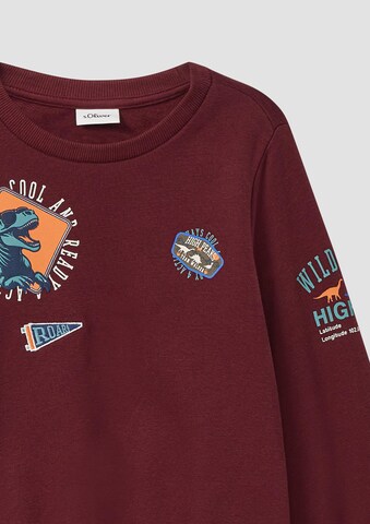 Sweat s.Oliver en rouge