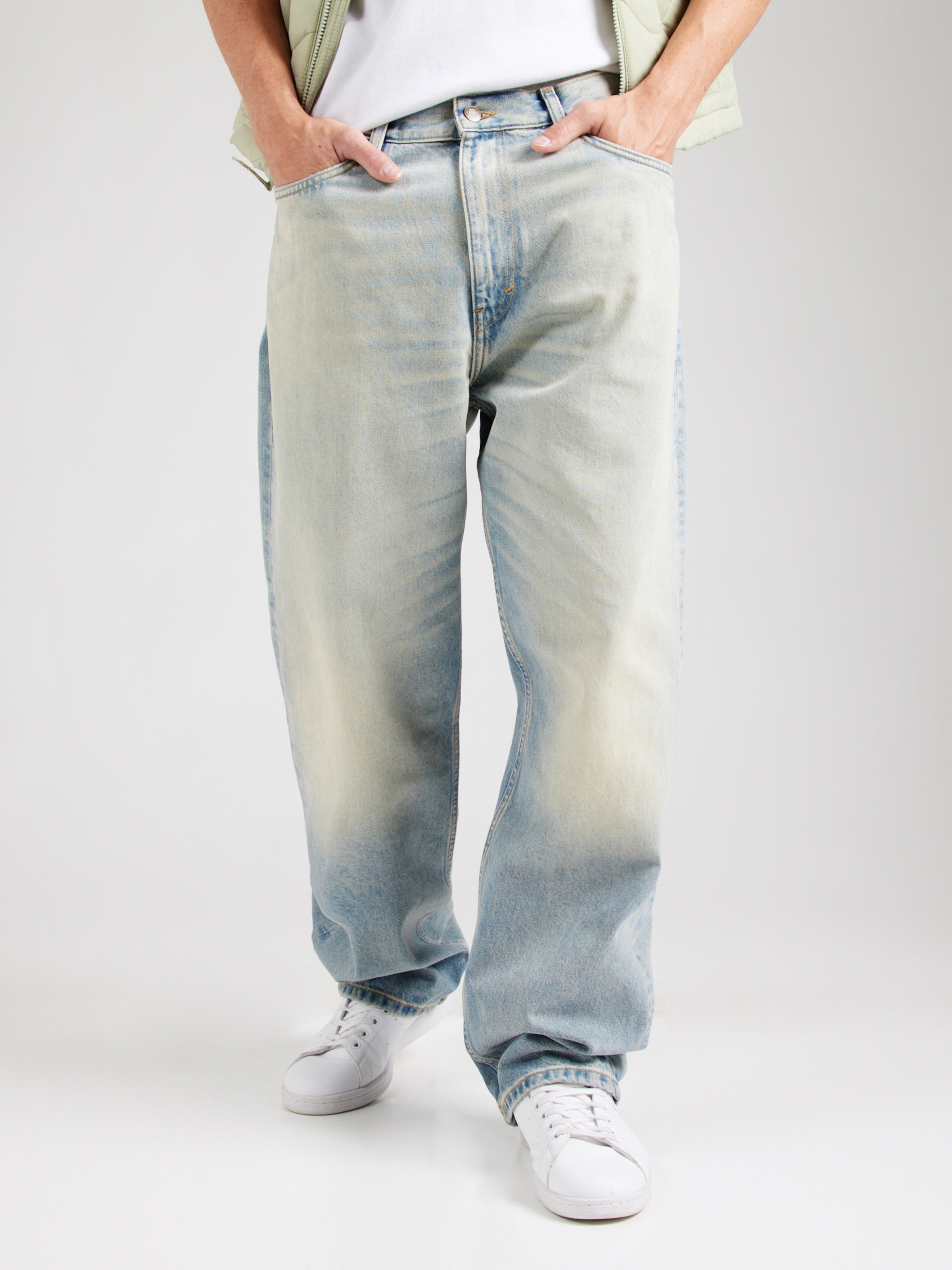 WEEKDAY Baggy Jeans 'Galaxy Hanson' in Blue Denim | ABOUT YOU