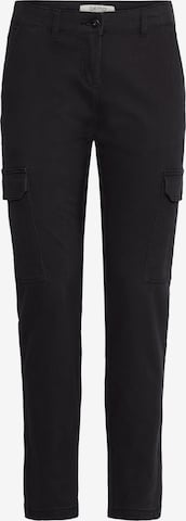 Oxmo - Pantalón cargo 'Paler' en negro: frente