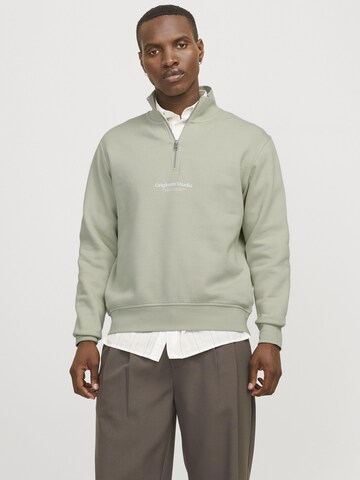 Sweat-shirt 'JORVesterbro' JACK & JONES en vert : devant