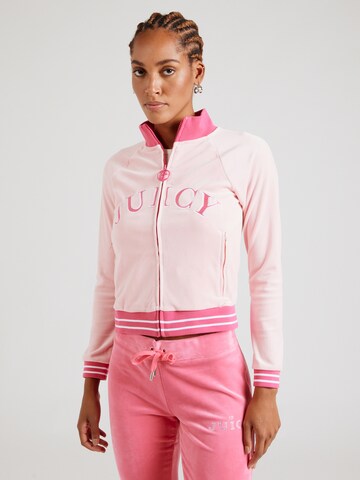 Juicy Couture Sport Sport szabadidős dzsekik 'TANYA' - rózsaszín: elől