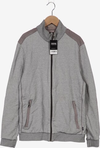 BOSS Black Sweatshirt & Zip-Up Hoodie in L in Grey: front