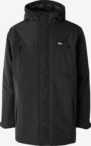 JACK WOLFSKIN Ulkoilutakki 'GLACIER SHIELD' värissä musta: etupuoli