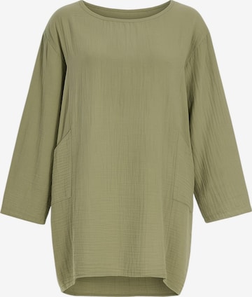 WENOR Bluse 'NISA' i grøn: forside