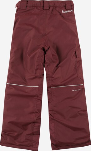 Regular Pantalon d'extérieur 'Bugaboo II' COLUMBIA en violet