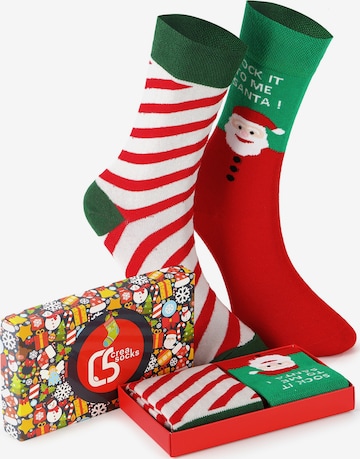 Crea Socks Sukat 'Weihnachten Santa' värissä monivärinen: etupuoli
