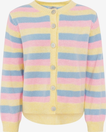 Cardigan Zwillingsherz en jaune : devant