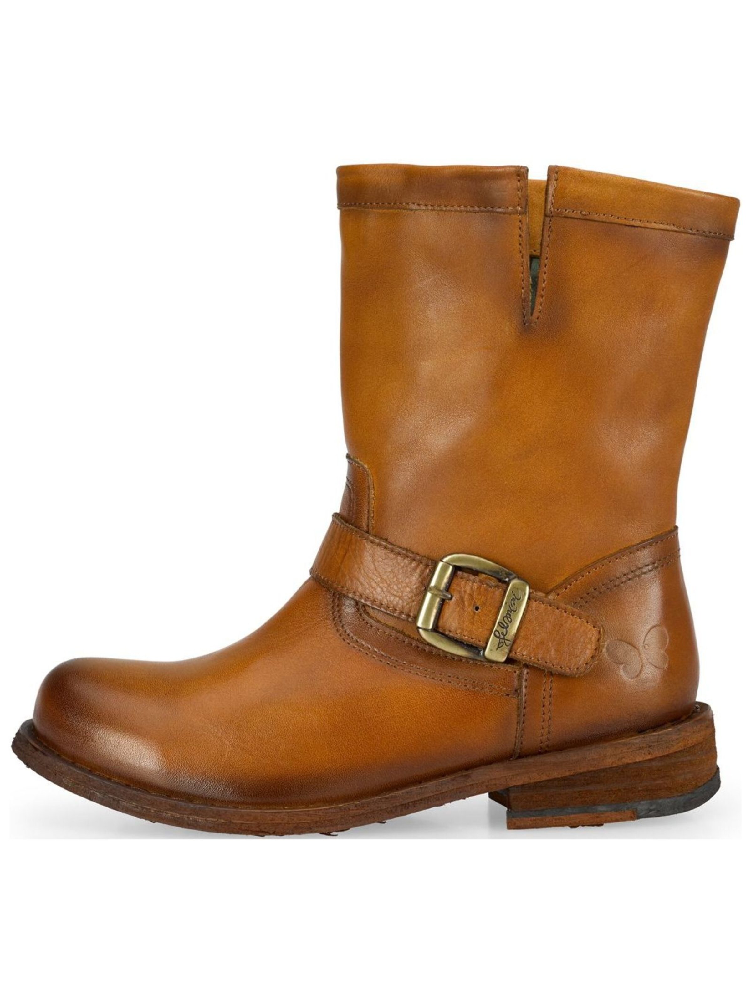 Felmini Wide Fit Ankle Boots in Brown