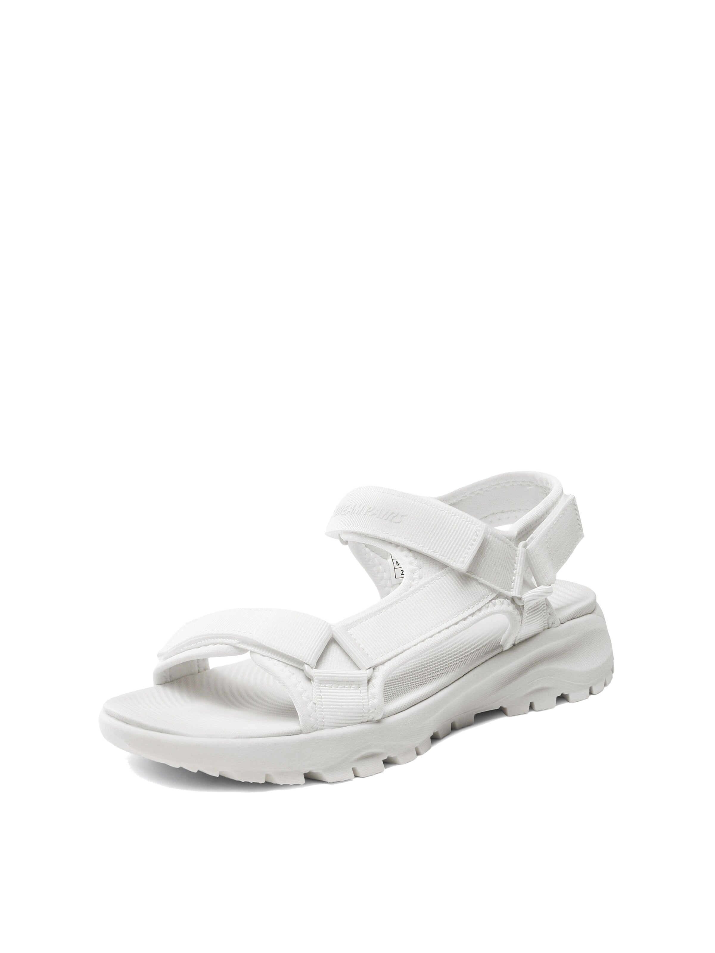 Dream Pairs Hiking Sandals in White: front