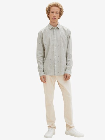 TOM TAILOR DENIM - Ajuste regular Camisa en blanco