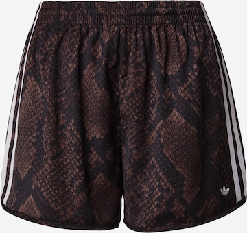 Loosefit Pantalon 'STN' ADIDAS ORIGINALS en marron : devant