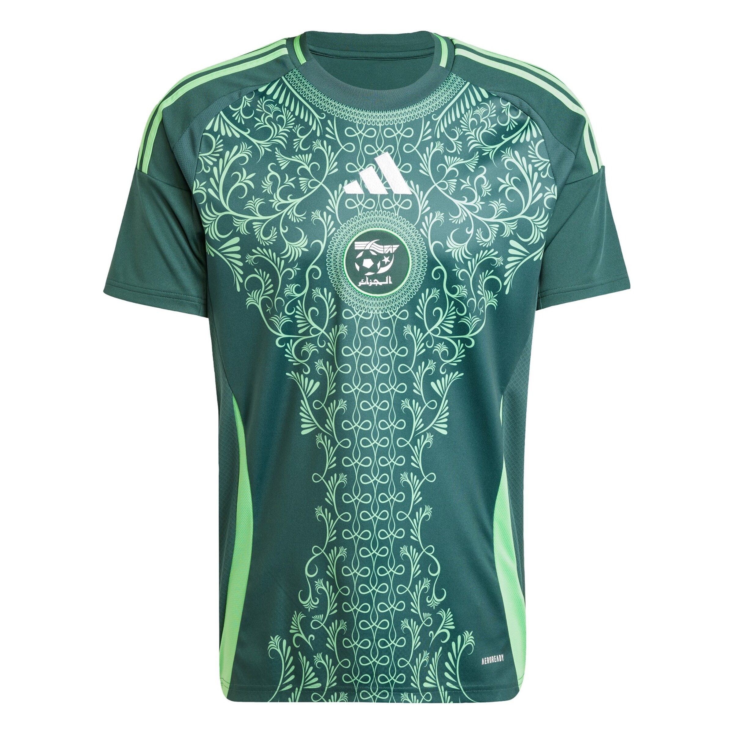 ADIDAS PERFORMANCE - Camiseta funcional 'Algerien 24' en verde: frente