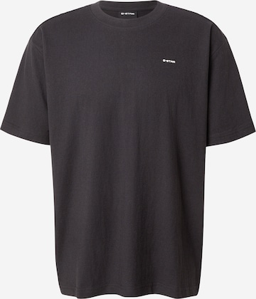 G-STAR Тениска в черно: отпред