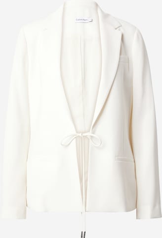 Blazer Calvin Klein en blanc : devant