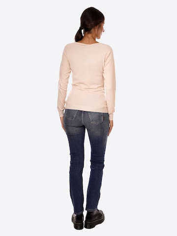Pull-over 'Donna' Yes Zee en beige