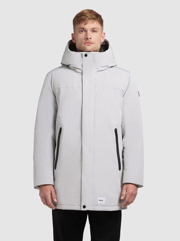 khujo Jacke 'Kann' in Grau: Vorderseite