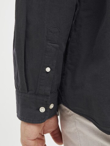 Jack & Jones Plus - Ajuste estrecho Camisa 'JJEBreeze' en negro