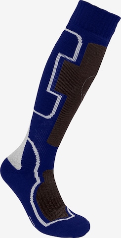 Chaussettes de sport CASH-MERE.CH en bleu : devant