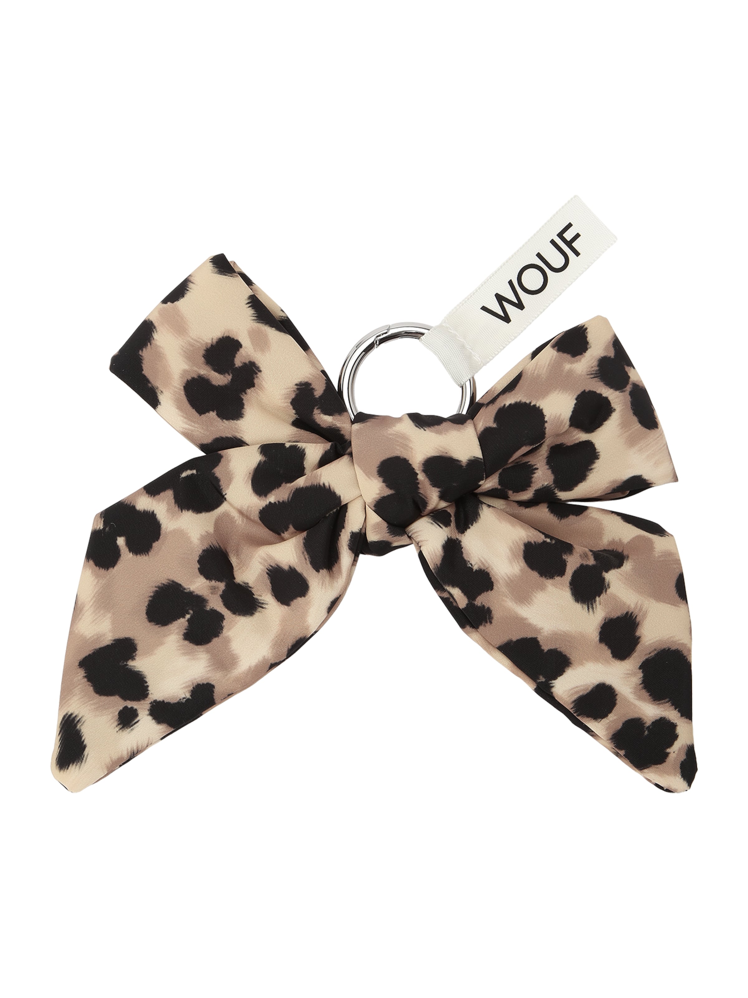 Wouf Key Ring in Beige