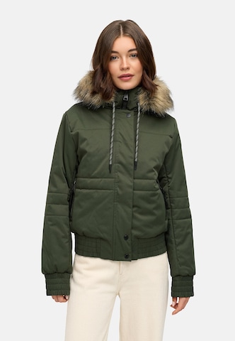 Veste d’hiver 'Deluxia' Ragwear en vert : devant