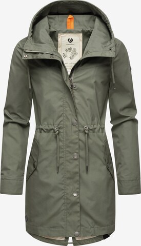 Parka mi-saison 'Canny' Ragwear en vert