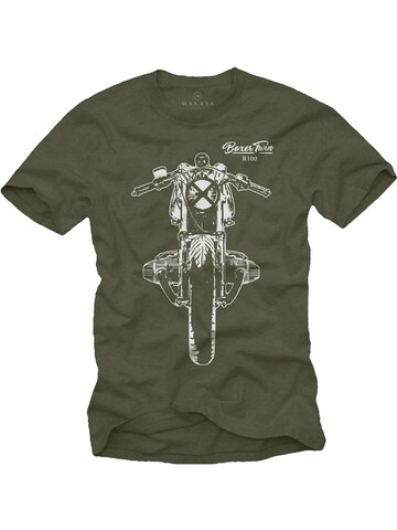 MAKAYA Shirt 'Boxer Twin R100' in Green: front