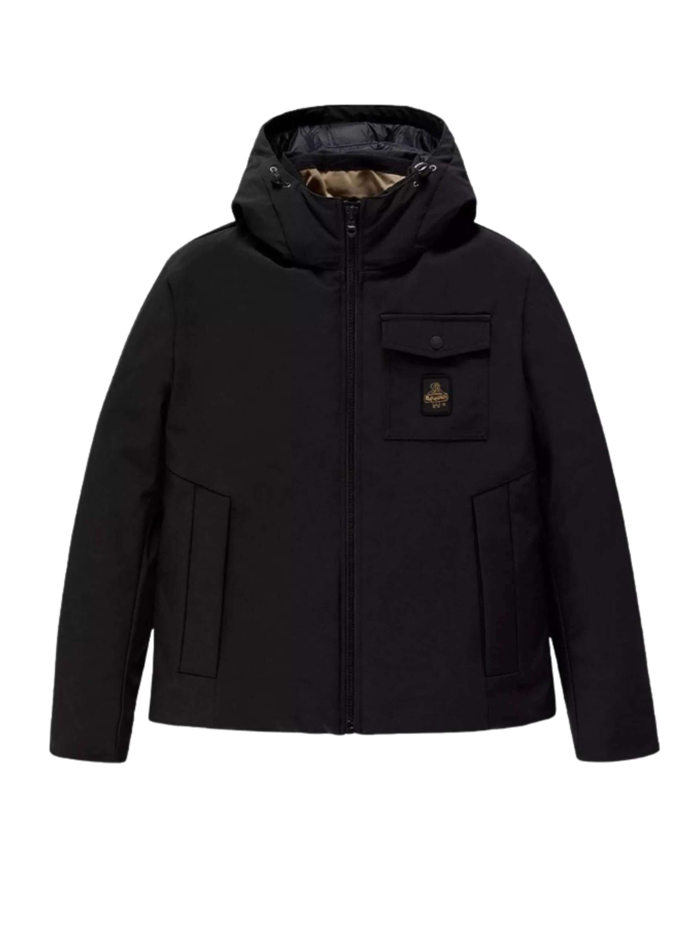 Refrigiwear Winter jacket 'LIGHT NAOS JACKET' in Black: front