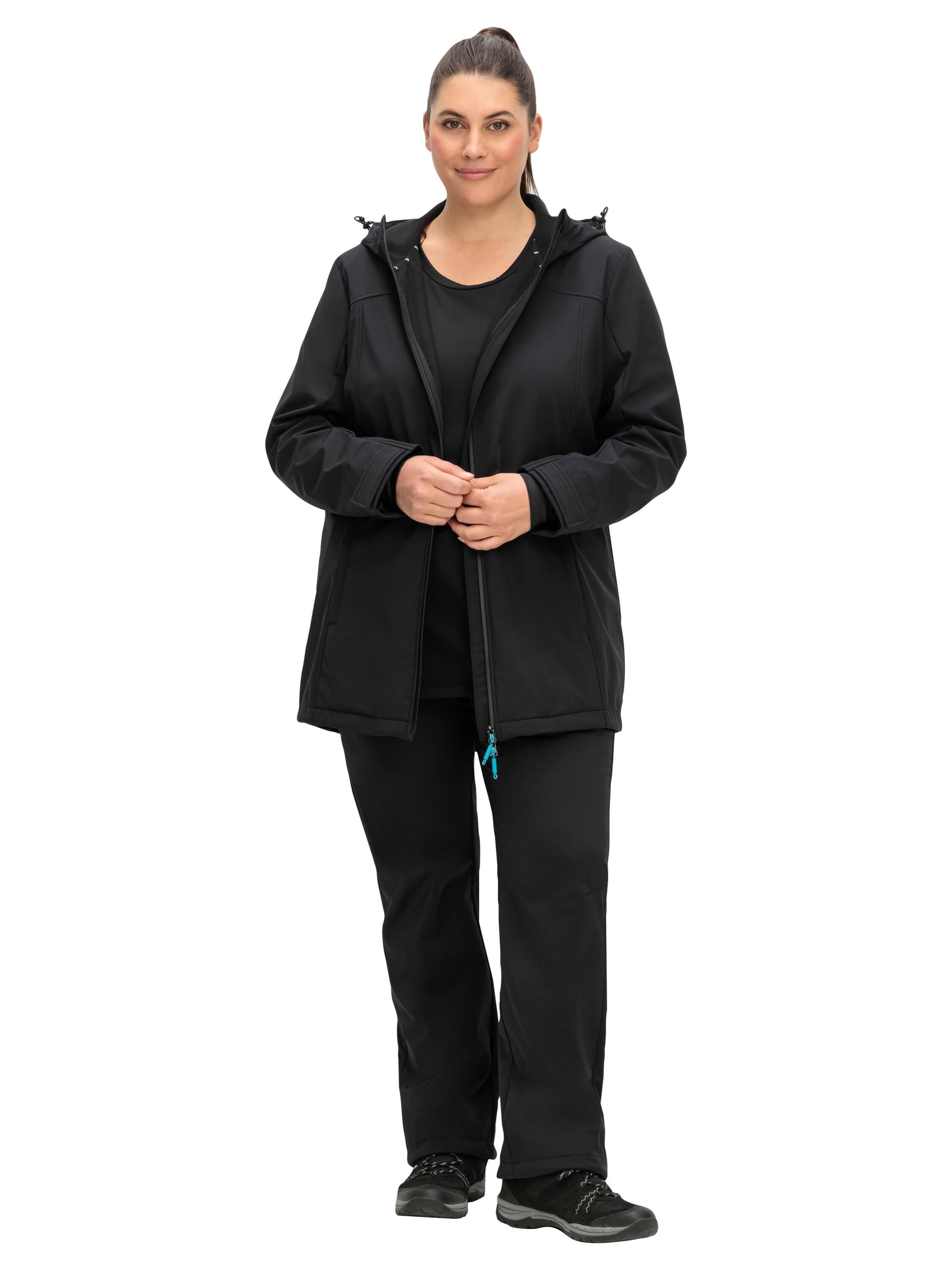 SHEEGO Funktionsjacke in Schwarz