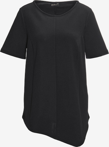 Goldner Shirt in Schwarz: Vorderseite