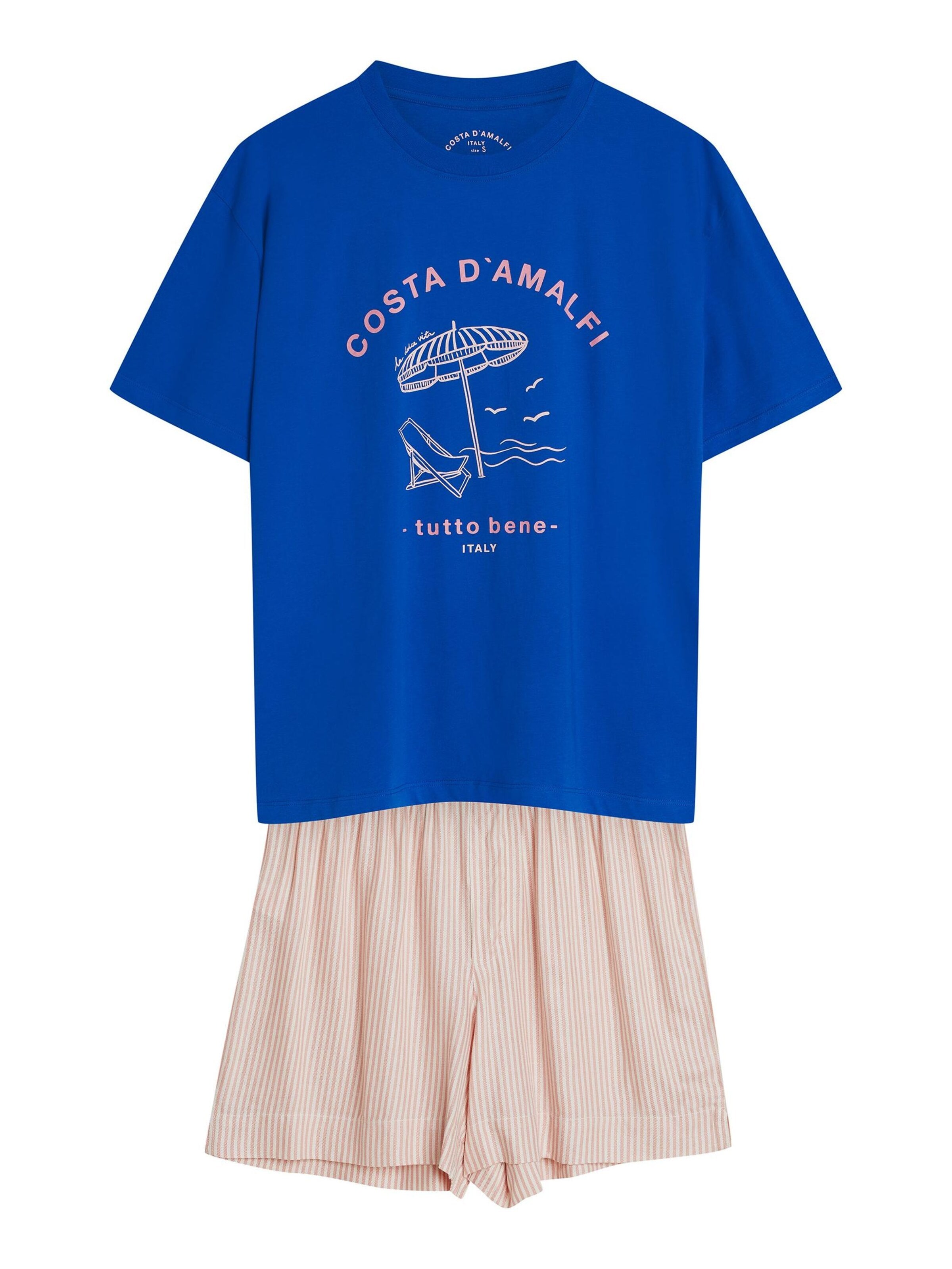Henderson Pajama 'Edris' in Blue: front