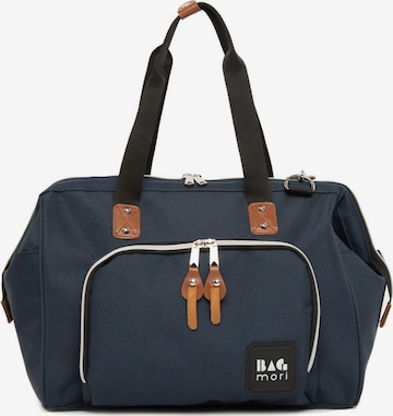 BagMori Wickeltasche in Blau: predná strana