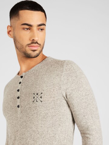 Key Largo - Camisa 'TARGET' em bege