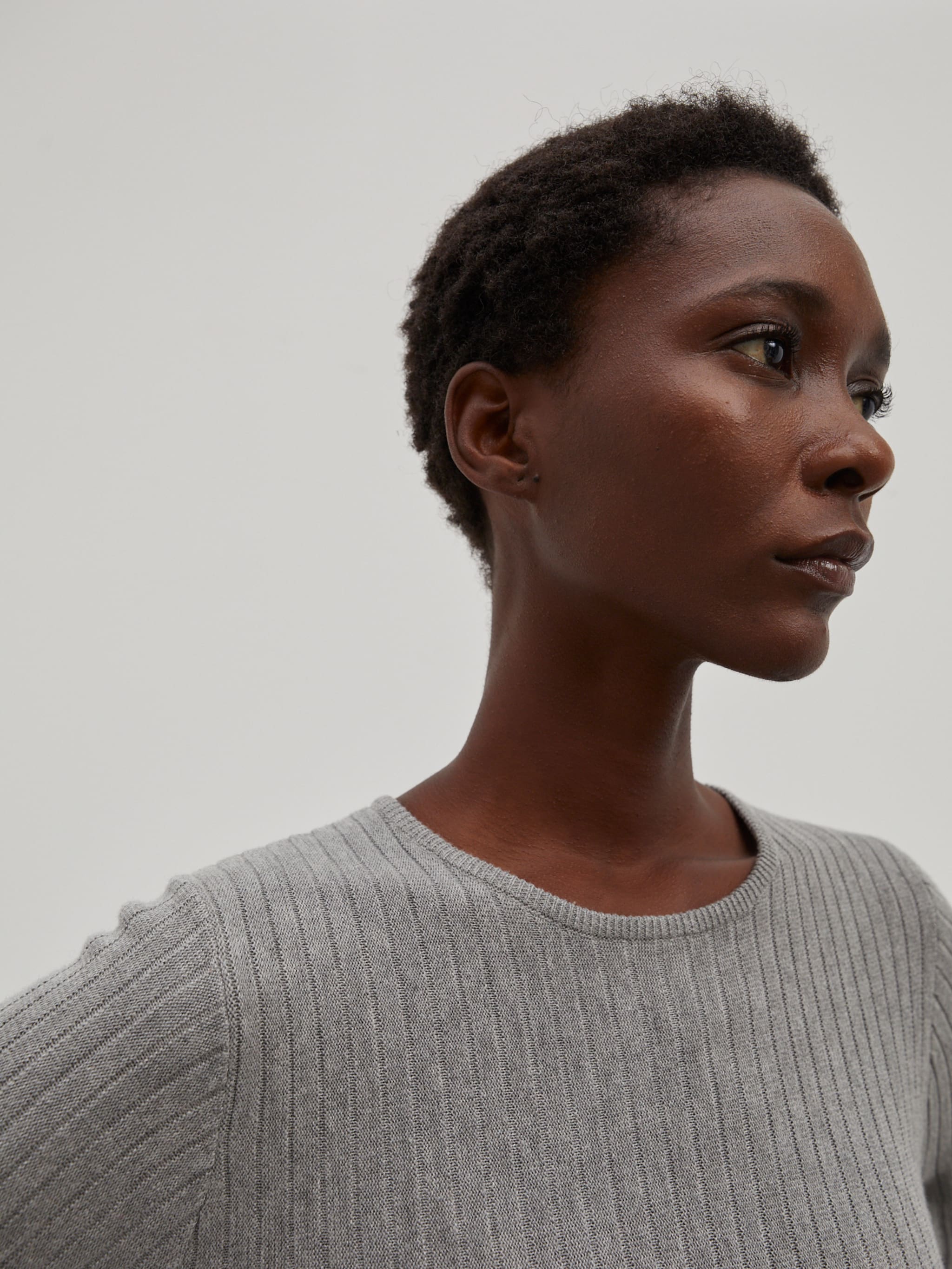 EDITED Produits Robe 'Katrin' gris chiné
